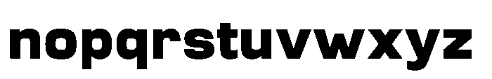 Vastory Black Font LOWERCASE