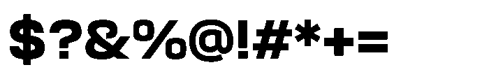 Vastory Extrabold Font OTHER CHARS