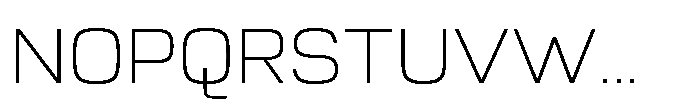 Vastory Extralight Font UPPERCASE