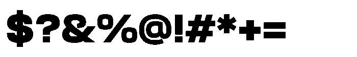 Vastory Futurist Black Font OTHER CHARS