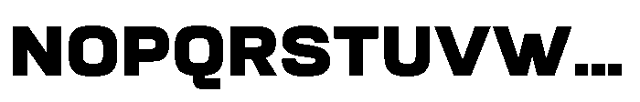 Vastory Futurist Black Font UPPERCASE