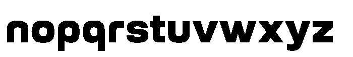 Vastory Futurist Black Font LOWERCASE