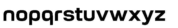 Vastory Futurist Bold Font LOWERCASE