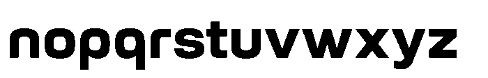 Vastory Futurist Extrabold Font LOWERCASE