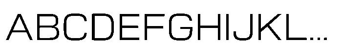 Vastory Futurist Light Font UPPERCASE