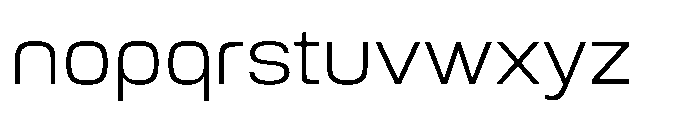 Vastory Futurist Light Font LOWERCASE