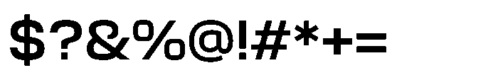 Vastory Semibold Font OTHER CHARS
