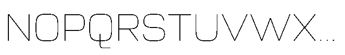 Vastory Thin Font UPPERCASE
