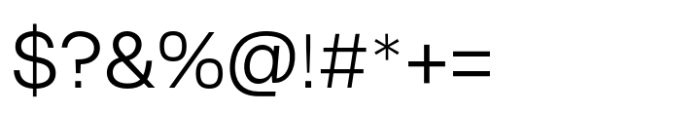 Vaud Pro Extra Light Font OTHER CHARS