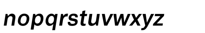 Vaud Pro Medium Italic Font LOWERCASE