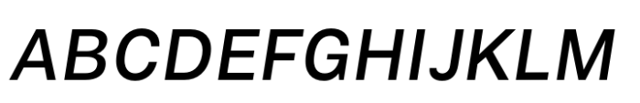 Vaud Pro Regular Italic Font UPPERCASE