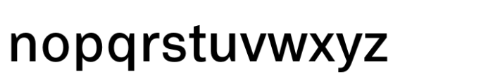 Vaud Pro Regular Font LOWERCASE