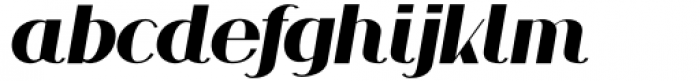 Vaughan Pro Black Italic Font LOWERCASE