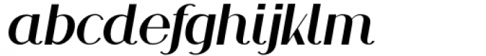 Vaughan Pro Semibold Italic Font LOWERCASE