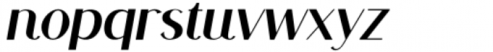 Vaughan Pro Semibold Italic Font LOWERCASE