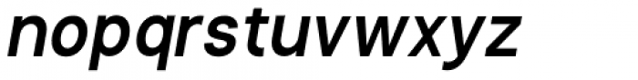 Vayu Sans Black Italic Font LOWERCASE