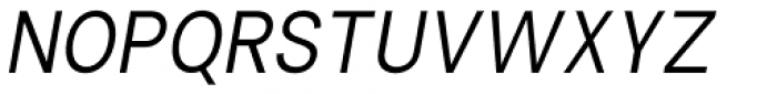 Vayu Sans Semi Bold Italic Font UPPERCASE