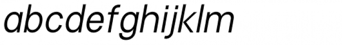 Vayu Sans Semi Bold Italic Font LOWERCASE