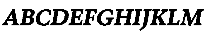 ValkyrieABoldItalic Font UPPERCASE