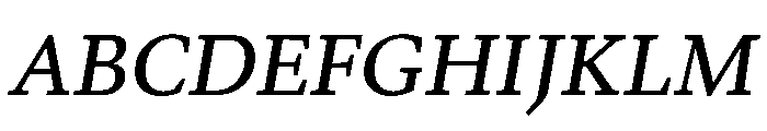 ValkyrieAItalic Font UPPERCASE
