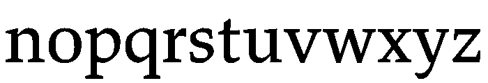 ValkyrieARegular Font LOWERCASE