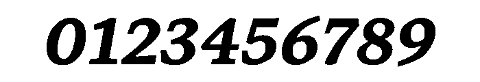 ValkyrieBBoldItalic Font OTHER CHARS
