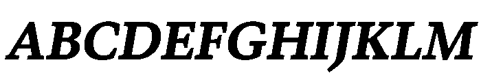 ValkyrieBBoldItalic Font UPPERCASE