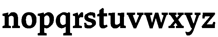 ValkyrieBBold Font LOWERCASE