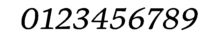 ValkyrieBItalic Font OTHER CHARS