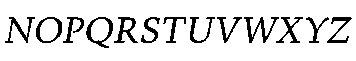 ValkyrieBItalic Font UPPERCASE
