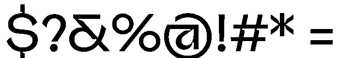 Valve Regular Font OTHER CHARS