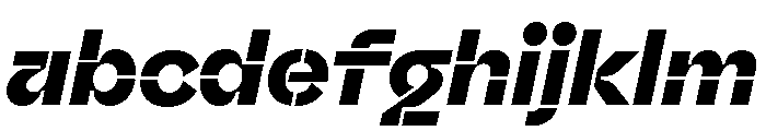 Valve Stencil Bold Italic FONT