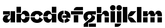 Valve Stencil Extrabold FONT