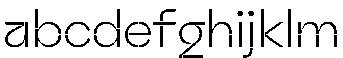 Valve Stencil Extralight FONT
