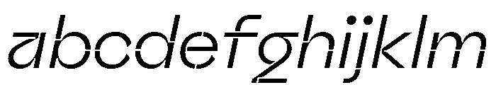 Valve Stencil Light Italic FONT