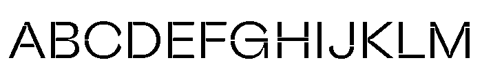 Valve Stencil Light Font UPPERCASE