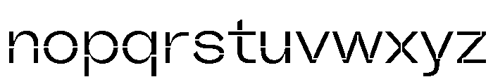 Valve Stencil Light Font LOWERCASE