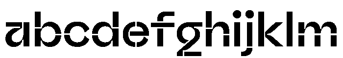 Valve Stencil Medium FONT