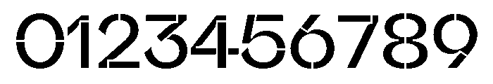 Valve Stencil Regular Font OTHER CHARS