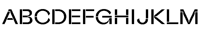 Valve Stencil Regular Font UPPERCASE