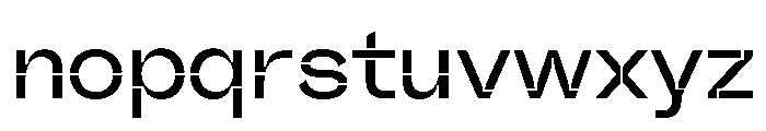 Valve Stencil Regular Font LOWERCASE