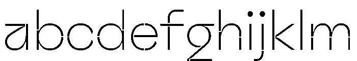 Valve Stencil Thin FONT