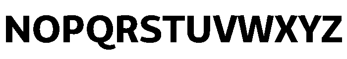 VanSans Bold Font UPPERCASE