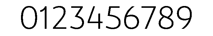 VanSans Light Font OTHER CHARS