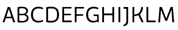 VanSans Regular Font UPPERCASE