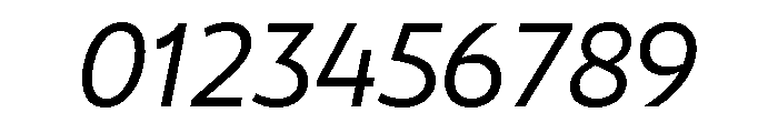 VanSans RegularItalic Font OTHER CHARS