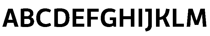 VanSans SemiBold Font UPPERCASE