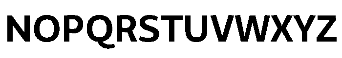 VanSans SemiBold Font UPPERCASE
