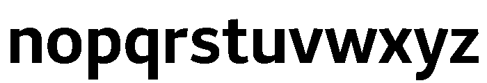 VanSans SemiBold Font LOWERCASE