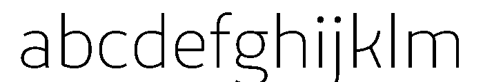 VanSans Thin FONT